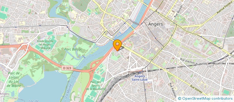 localisation de l'entreprise LEGAL CESSION  MOZE-SUR-LOUET