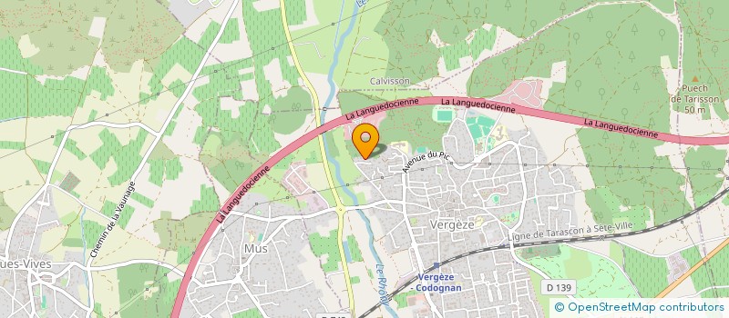 localisation de l'entreprise LEGAL FORMALITES  VERGEZE