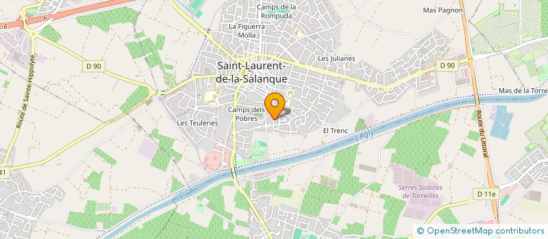 localisation de l'entreprise LEGAL IMMO  SAINT-LAURENT-DE-LA-SALANQUE