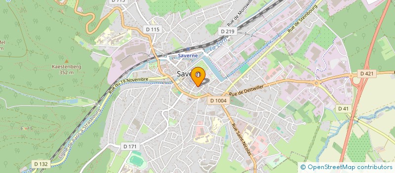 localisation de l'entreprise LEGAL PEACH à SAVERNE