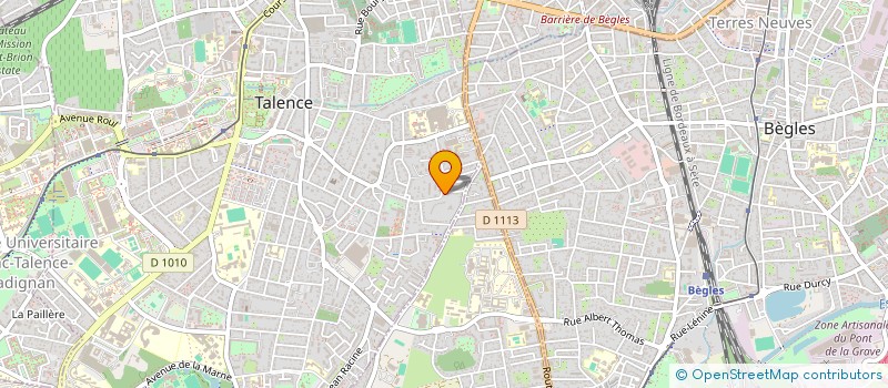 localisation de l'entreprise LEGAL SIN  TALENCE