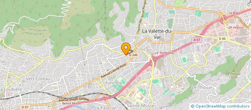 localisation de l'entreprise LEGAL STORM NEW CO  LE PRADET