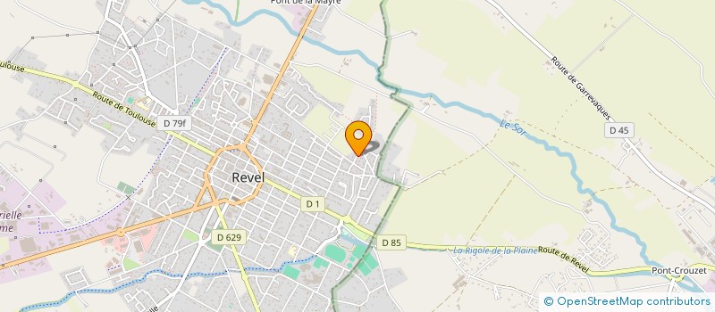 localisation de l'entreprise LEGAL SUPPORT  REVEL