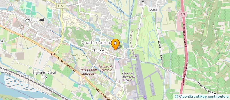 localisation de l'entreprise LEGALFI TRINITY  AVIGNON