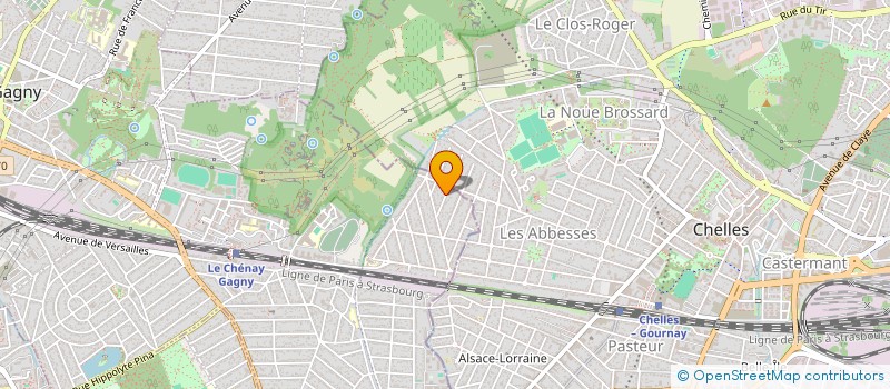 localisation de l'entreprise LEGALIFORM à GAGNY