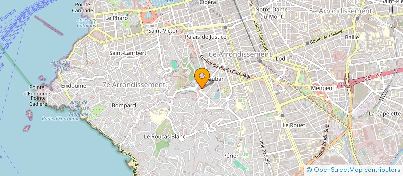 localisation de l'entreprise LEGALIP CABINET STAMEGNA  MARSEILLE