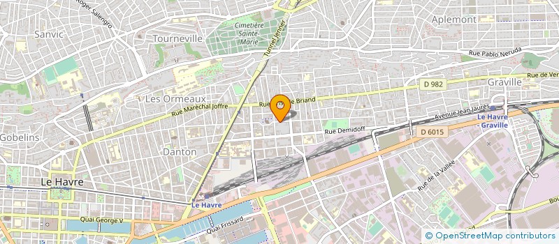 localisation de l'entreprise LEGALLAIS SIGNALISATION à LE HAVRE