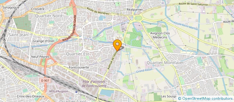 localisation de l'entreprise LEGALLIA37  AVIGNON