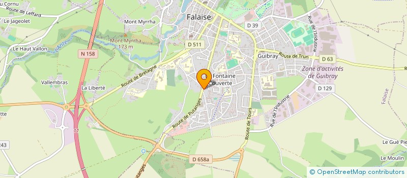 localisation de l'entreprise LEGALLOIS LAVAGE  FALAISE