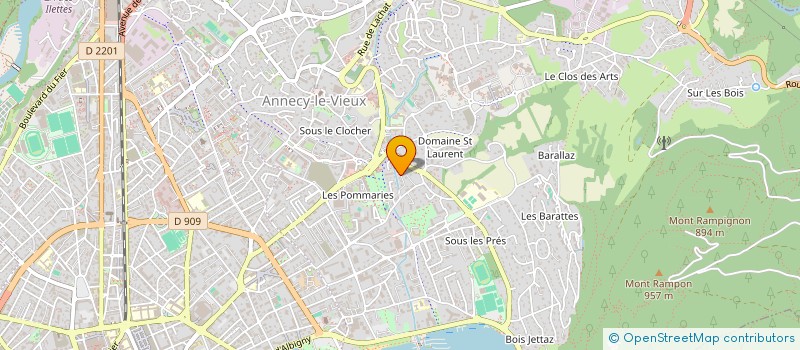localisation de l'entreprise LEGALPS AVOCATS - HERLEMONT ET ASSOCIES à ANNECY
