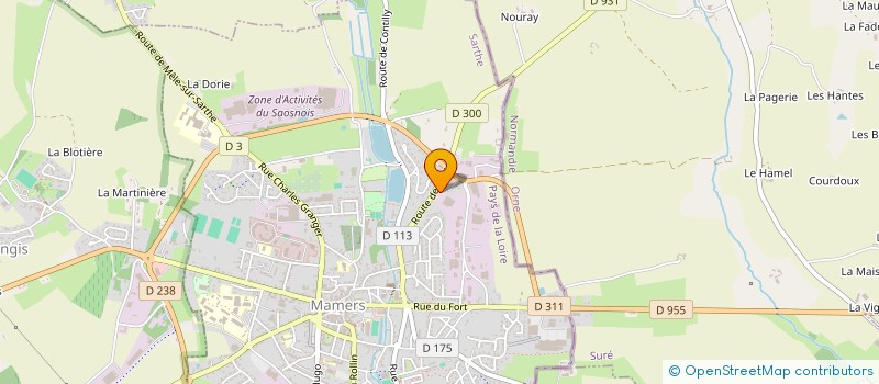 localisation de l'entreprise LEGAMENCE  MAMERS