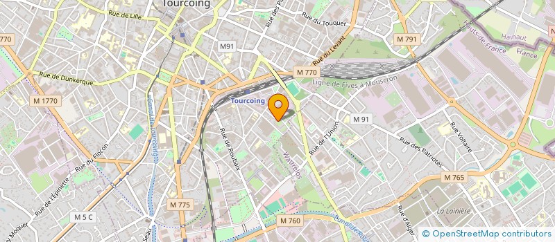 localisation de l'entreprise LEGANASE IMMOBILIERE  TOURCOING