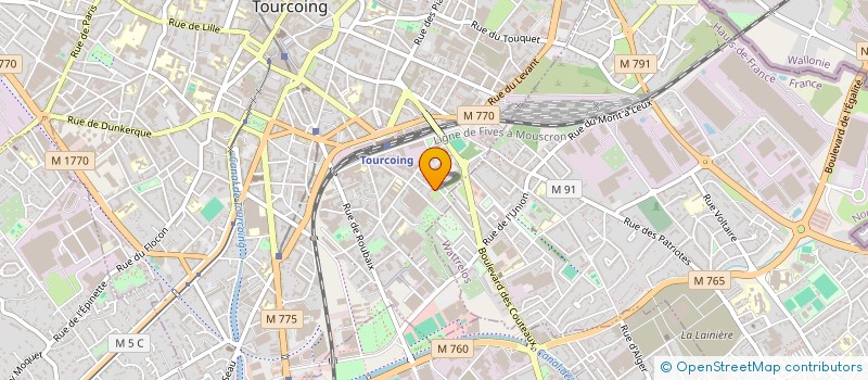 localisation de l'entreprise LEGANASE LITTERAIRE ET MUSIQUES à TOURCOING