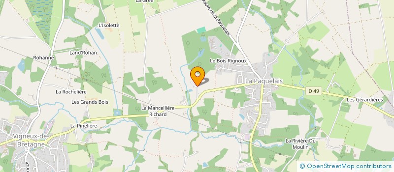 localisation de l'entreprise LEGAR HOLDING à ORVAULT