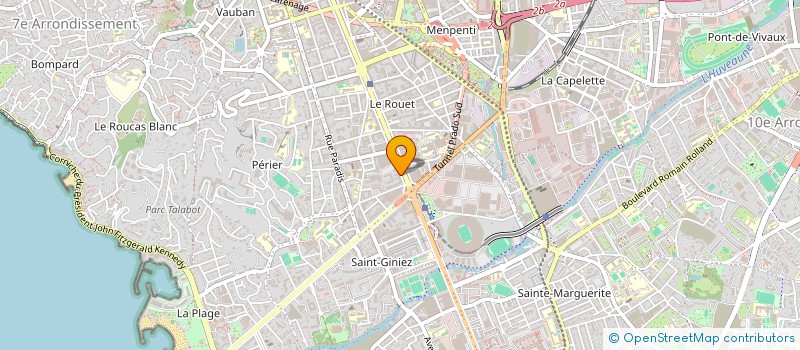 localisation de l'entreprise LEGART HOLDING à MARSEILLE
