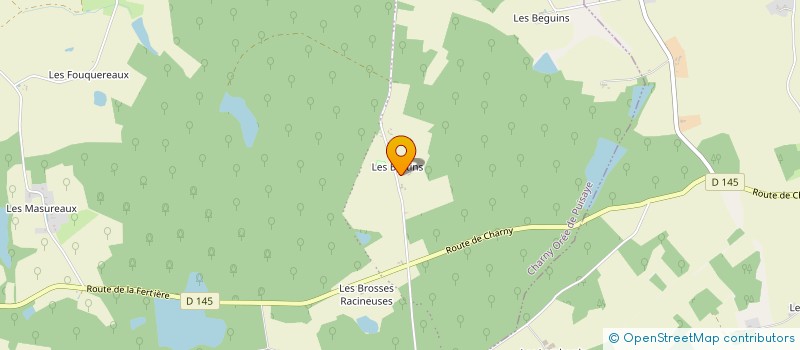 localisation de l'entreprise LEGASKI à CHARNY OREE DE PUISAYE