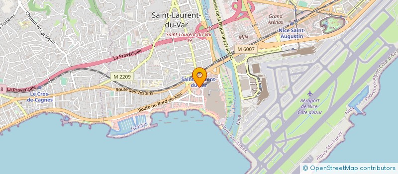 localisation de l'entreprise LEGASTELOIS à SAINT-LAURENT-DU-VAR