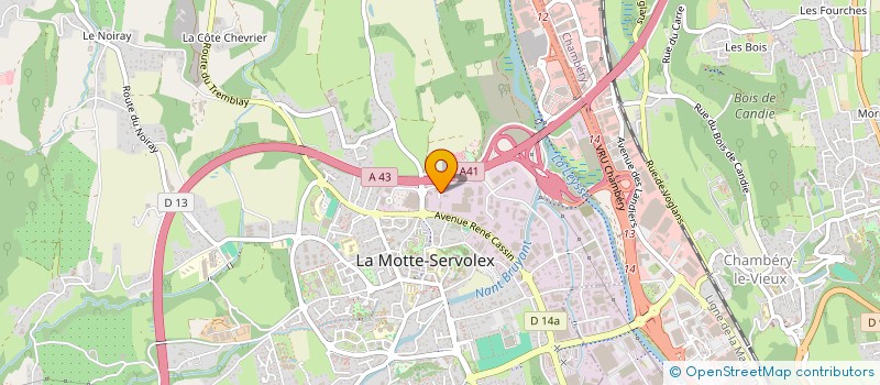 localisation de l'entreprise LEGATI AUDITEURS ET ASSOCIES à ANNECY