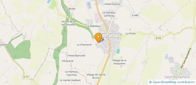 localisation de l'entreprise LEGAVERT  BOURGVALLEES