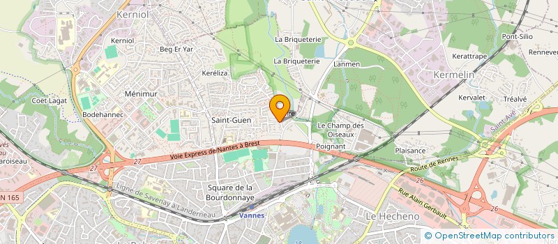 localisation de l'entreprise LEGAVRE FRANCK ET AUDES à VANNES