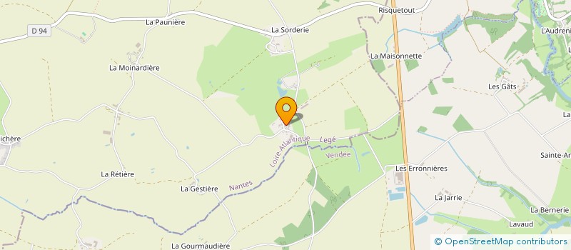 localisation de l'entreprise LEGE AVICOLE à CORCOUE-SUR-LOGNE