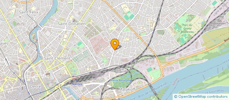 localisation de l'entreprise LEGEAI IMMOBILIER à NANTES