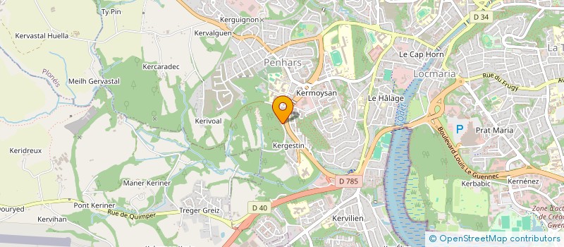 localisation de l'entreprise LEGEAY DESME à QUIMPER
