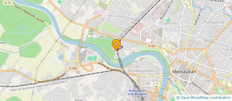 localisation de l'entreprise LEGEND  MONTAUBAN