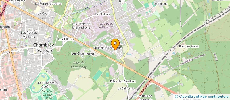localisation de l'entreprise LEGEND  CHAMBRAY-LES-TOURS