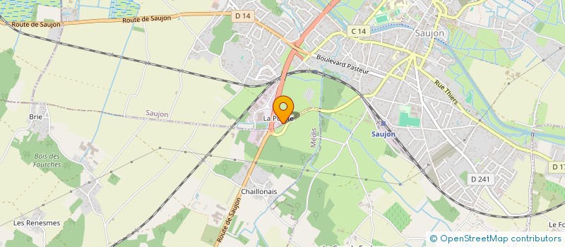 localisation de l'entreprise LEGEND'AUTO  SAUJON