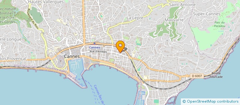 localisation de l'entreprise LEGEND CAFE à CANNES