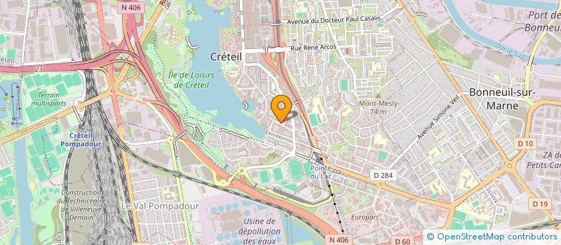 localisation de l'entreprise LEGEND ENERGIE  CRETEIL