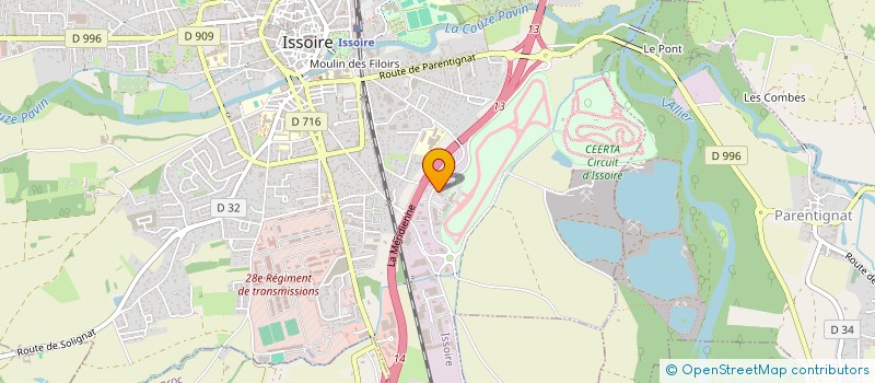 localisation de l'entreprise LEGEND IMMO  ISSOIRE