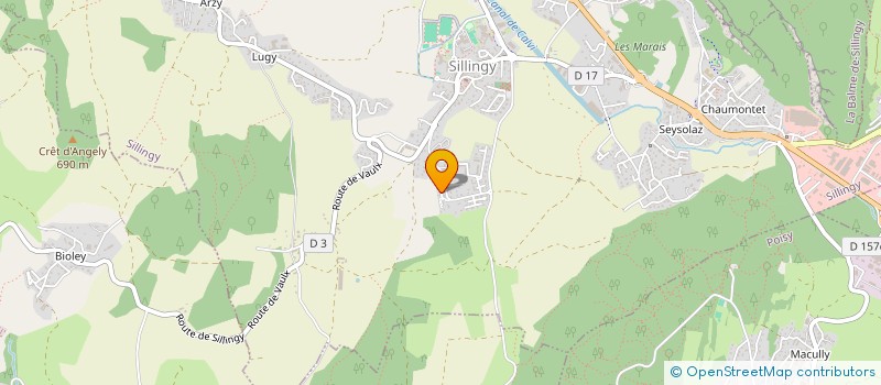 localisation de l'entreprise LEGEND M.A.D.E.  SILLINGY