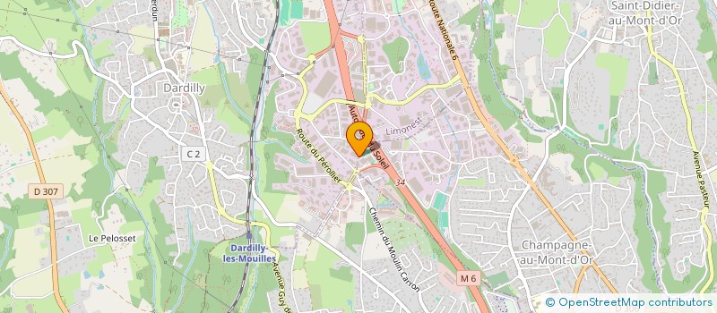 localisation de l'entreprise LEGEND MOTORS SAS  DARDILLY