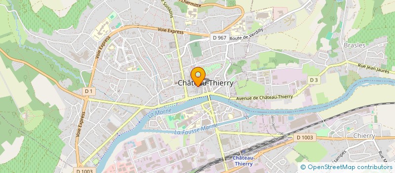 localisation de l'entreprise LEGEND'S THE ORIGINAL FOOD à CHATEAU-THIERRY