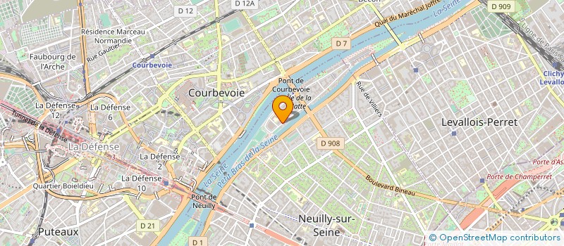 localisation de l'entreprise LEGEND STUDIOS à NEUILLY-SUR-SEINE