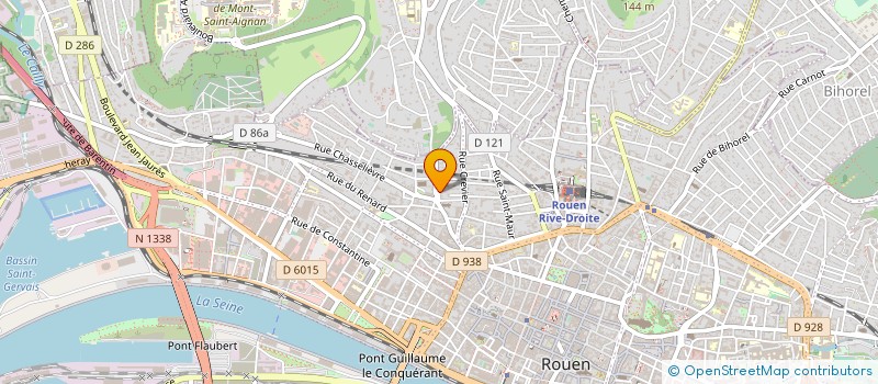 localisation de l'entreprise LEGENDAIRE à ROUEN