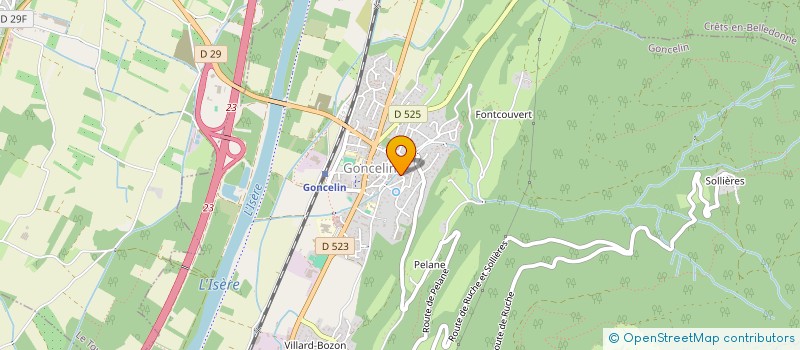 localisation de l'entreprise LEGENDE  CRETS EN BELLEDONNE