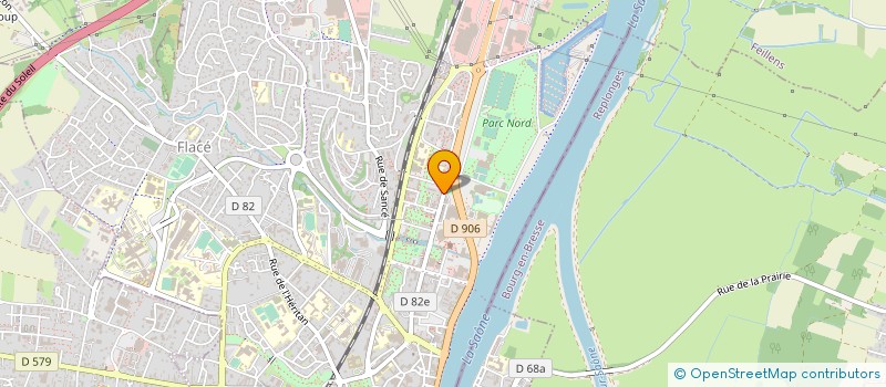 localisation de l'entreprise LEGENDE à MACON