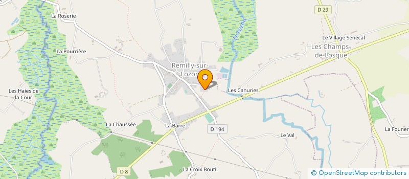 localisation de l'entreprise LEGENDE  REMILLY LES MARAIS