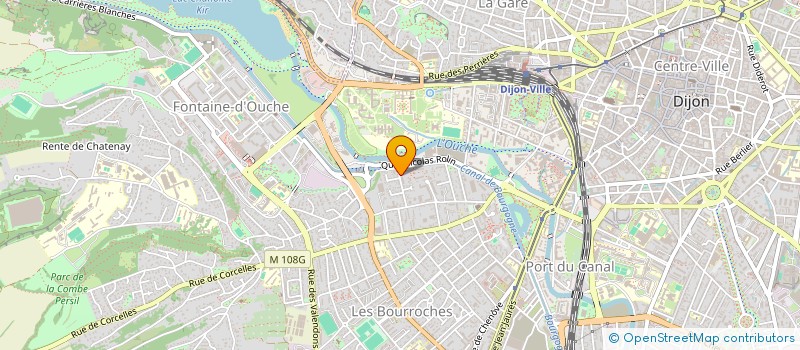 localisation de l'entreprise LEGENDE à DIJON