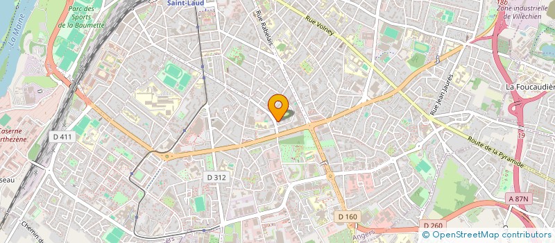 localisation de l'entreprise LEGENDE DU VOYAGE à ANGERS