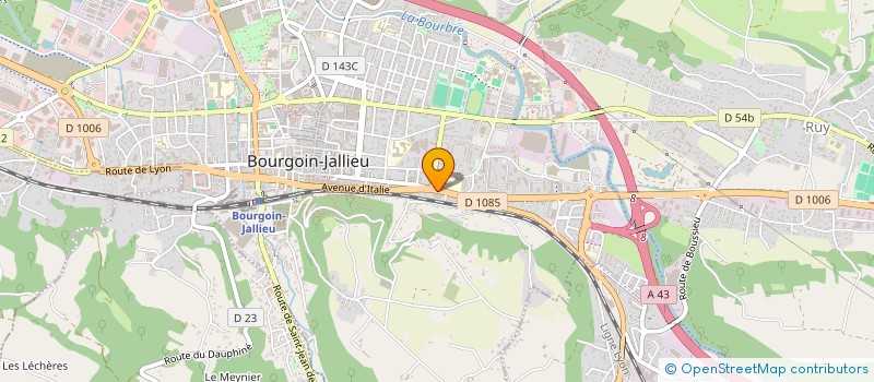 localisation de l'entreprise LEGENDE MOTO à BOURGOIN-JALLIEU