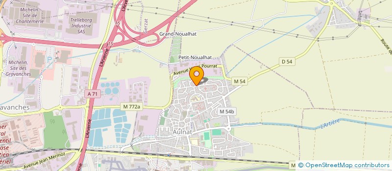 localisation de l'entreprise LEGENDES 80'S  AULNAT