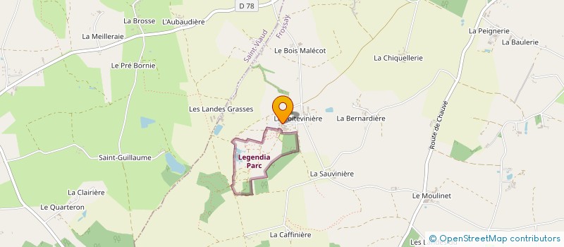 localisation de l'entreprise LEGENDIA IMMO  FROSSAY