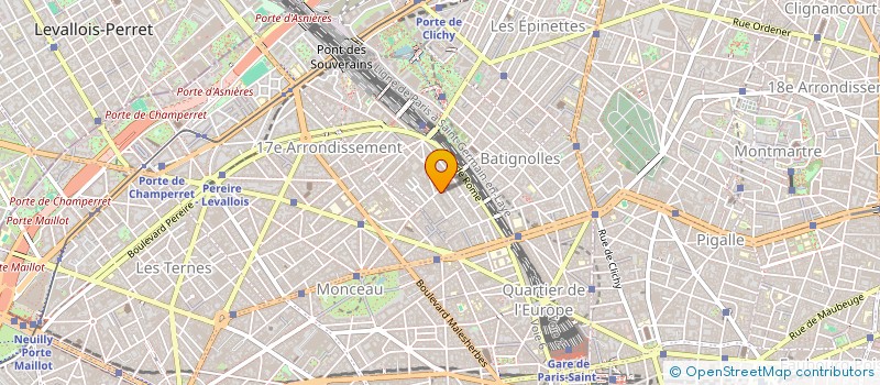 localisation de l'entreprise LEGENDRE à PARIS