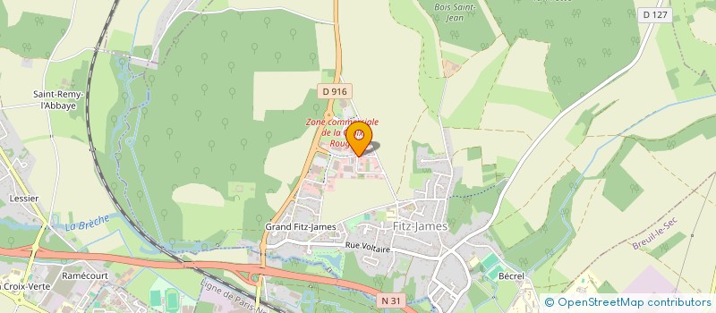 localisation de l'entreprise LEGENDRE  FITZ-JAMES