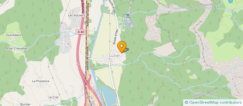 localisation de l'entreprise LEGENDRE ALLEAL  SALLANCHES