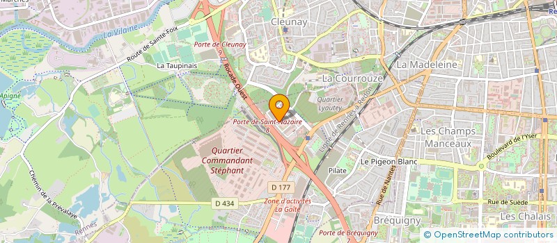 localisation de l'entreprise LEGENDRE AQUITAINE à SAINT-JACQUES-DE-LA-LANDE